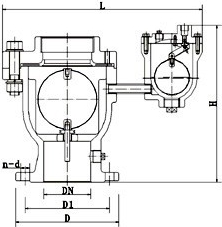 自動補(bǔ)氣排氣閥結(jié)構(gòu)圖